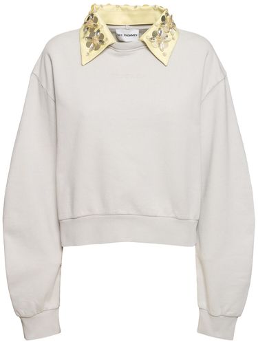 Sweat-shirt En Jersey De Coton Embelli - DES PHEMMES - Modalova