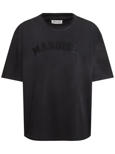 T-shirt En Coton À Logo - MAISON MARGIELA - Modalova