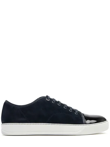 Sneakers Basses En Daim Et Cuir - LANVIN - Modalova