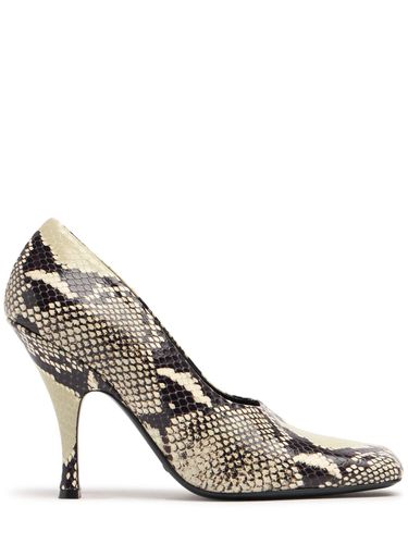 Escarpins En Cuir Embossé Python Eva 100 Mm - KHAITE - Modalova