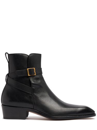 Bottes À Boucles En Cuir Grainé Kenneth - TOM FORD - Modalova