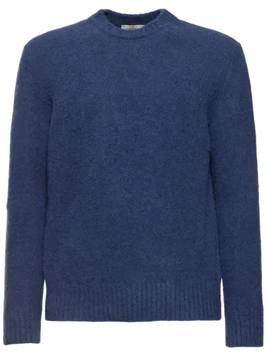 Pull-over À Col Rond En Maille De Laine - PIACENZA CASHMERE - Modalova