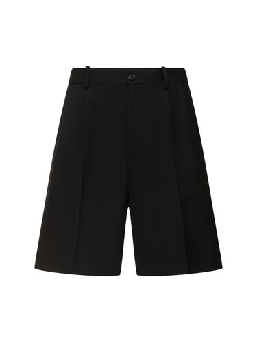 Short Ajusté En Laine Tissée Radd - ACNE STUDIOS - Modalova