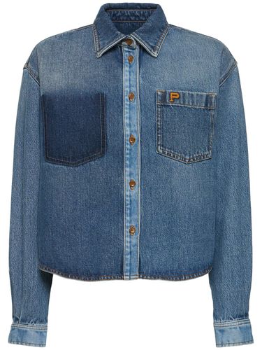 Chemise En Patchwork De Denim - PHILOSOPHY DI LORENZO SERAFINI - Modalova