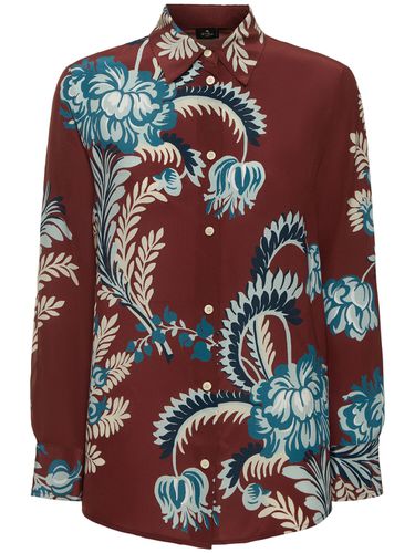 Chemise En Soie Imprimée - ETRO - Modalova