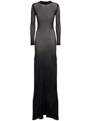 Robe Longue En Crêpe De Viscose Mélangée Fine - TOM FORD - Modalova