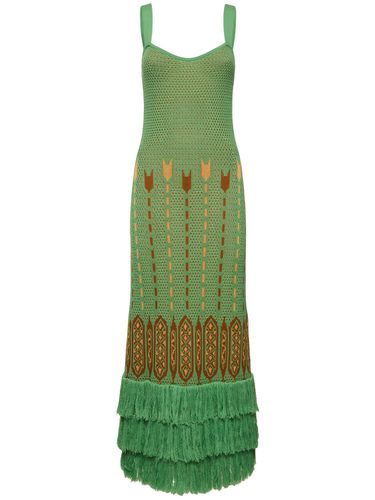 Robe Longue En Coton Pima Viento Verde - JOHANNA ORTIZ - Modalova