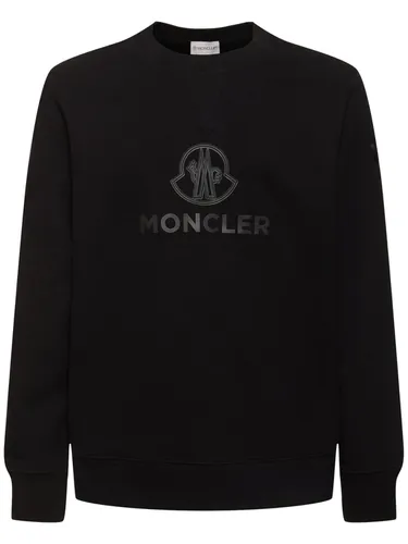 Sweat-shirt En Coton Et Cachemire - MONCLER - Modalova