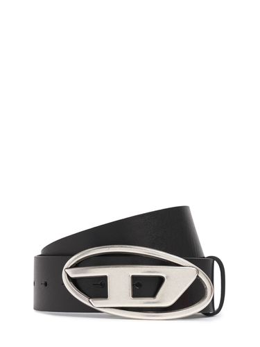 Ceinture En Cuir Avec Boucle D 4 Cm - DIESEL - Modalova