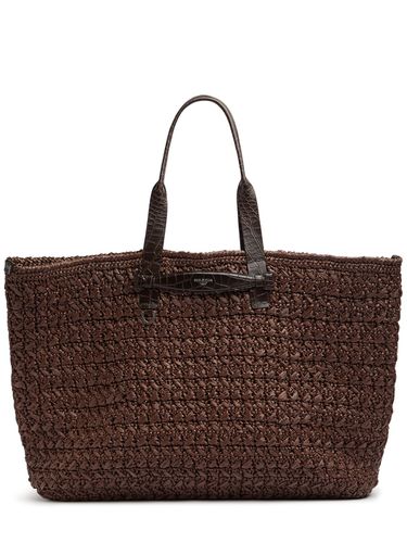 Sac Cabas En Raphia - DOLCE & GABBANA - Modalova