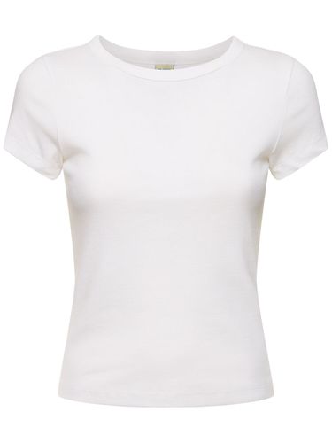 T-shirt En Coton Biologique Côtelé Car Baby Tee - FLORE FLORE - Modalova