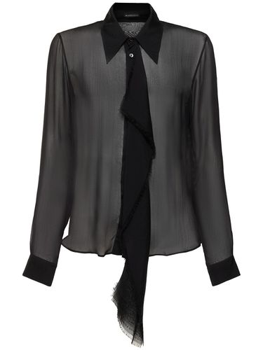 Chemise En Soie Transparente Bjarn - ANN DEMEULEMEESTER - Modalova