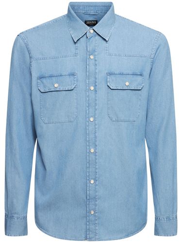 Chemise Regular En Denim Cashco - ZEGNA - Modalova