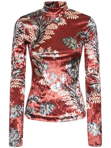 Pull-over À Col Roulé En Jersey Imprimé - ETRO - Modalova