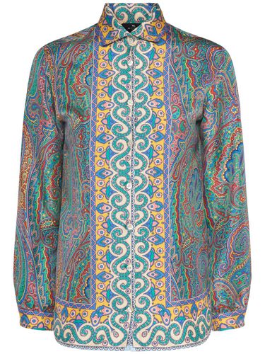 Chemise En Soie Imprimée - ETRO - Modalova