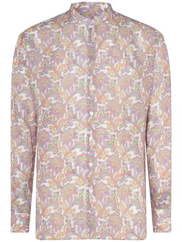 Chemise En Lin Imprimé Guru - ETRO - Modalova