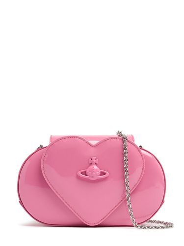 Sac En Cuir Verni Jonny Heart Flap - VIVIENNE WESTWOOD - Modalova