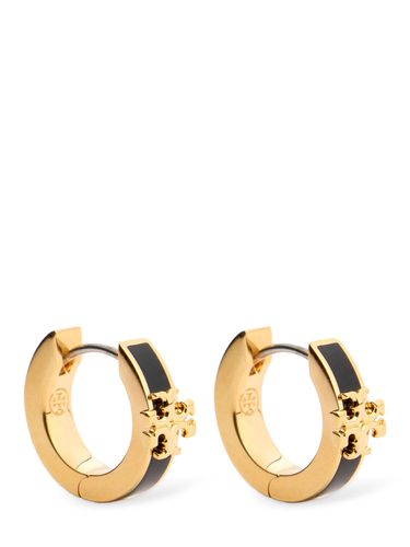 Boucles D'oreilles Huggie En Émail Kira - TORY BURCH - Modalova