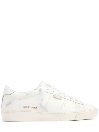 Sneakers En Cuir Brillant Matchstar 20 Mm - GOLDEN GOOSE - Modalova