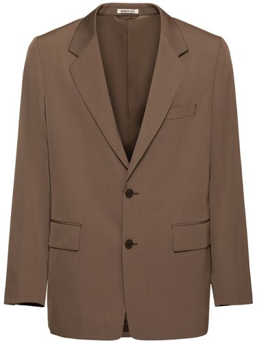 Veste En Gabardine De Laine Légère - AURALEE - Modalova