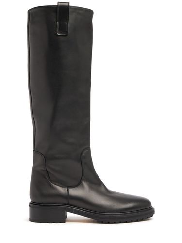 Bottes Hautes En Cuir Henry 45 Mm - AEYDE - Modalova