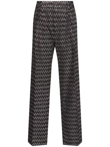 Pantalon Taille Haute En Lurex À Chevrons - MISSONI - Modalova