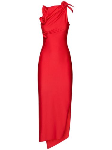 Robe Asymétrique En Jersey Stretch Détail Fleur - COPERNI - Modalova