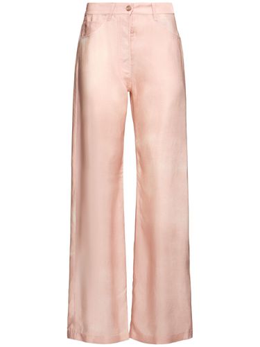 Pantalon Ample En Sergé De Cupro - ACNE STUDIOS - Modalova