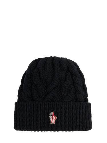 Virgin Wool Beanie - MONCLER GRENOBLE - Modalova