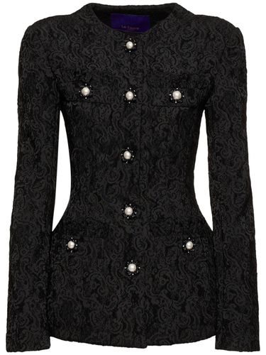 Veste Corset En Jacquard Tissé - LE FAME - Modalova