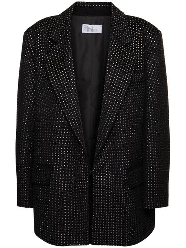 Blazer En Laine Mélangée Embellie - GIUSEPPE DI MORABITO - Modalova