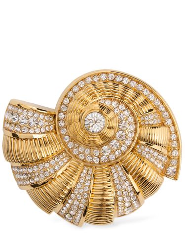 Broche Avec Cristaux Snail - BALMAIN - Modalova