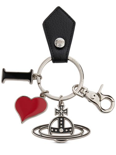 Porte-clés En Cuir I Love Orb - VIVIENNE WESTWOOD - Modalova