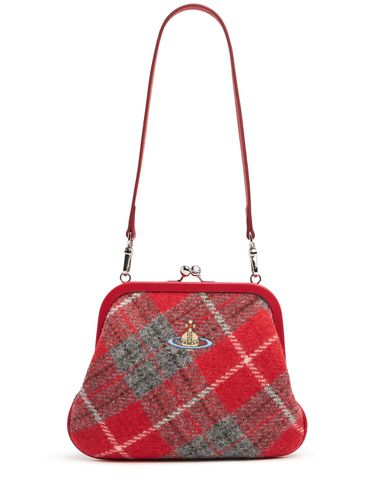 Pochette En Tweed Tartan Vivienne - VIVIENNE WESTWOOD - Modalova