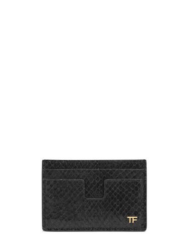 Porte-cartes En Cuir T-line - TOM FORD - Modalova