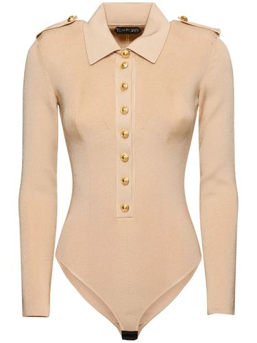 Body En Viscose Stretch Côtelée - TOM FORD - Modalova