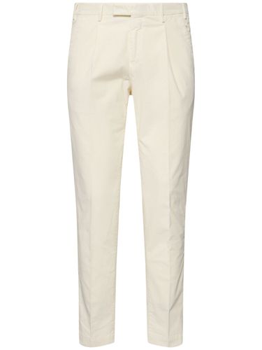 Pantalon En Satin De Coton Mélangé Stretch Master - PT TORINO - Modalova