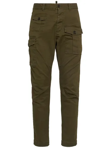 Pantalon Cargo En Coton Stretch Sexy - DSQUARED2 - Modalova