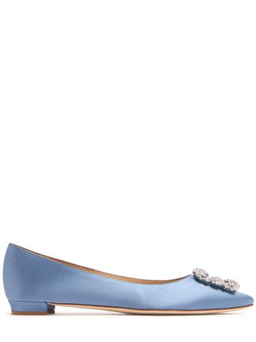 Ballerines En Satin Hangisi 10 Mm - MANOLO BLAHNIK - Modalova