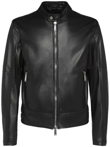 Veste En Cuir Lisse Ryder - DSQUARED2 - Modalova