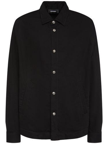 Chemise Oversize En Denim Icon Black - DSQUARED2 - Modalova