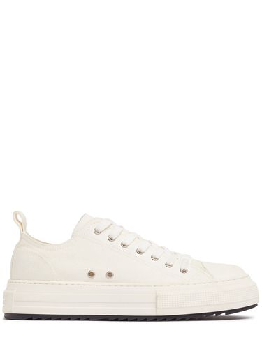 Sneakers Basses En Toile De Coton - DSQUARED2 - Modalova