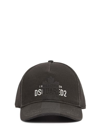 Casquette En Coton À Logo - DSQUARED2 - Modalova