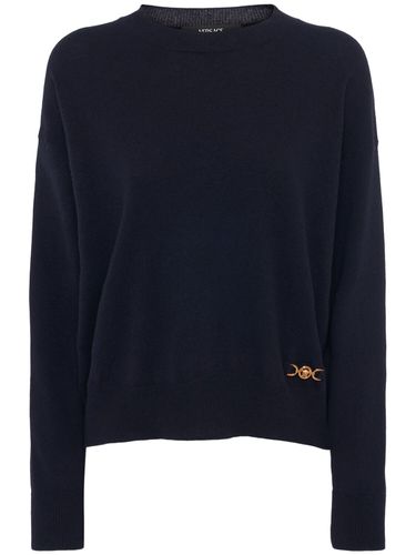 Pull-over En Laine Mélangée Icon - VERSACE - Modalova