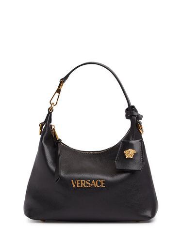 Sac Hobo En Cuir Versace Tag - VERSACE - Modalova