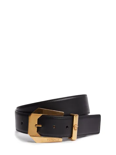 Ceinture En Cuir 30 Mm - VERSACE - Modalova