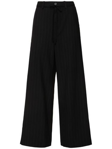 Pantalon Droit En Laine Taille Haute - MIHARA YASUHIRO - Modalova