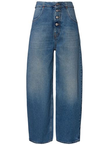 Jean En Denim De Coton Taille Haute Rihanna - MM6 MAISON MARGIELA - Modalova