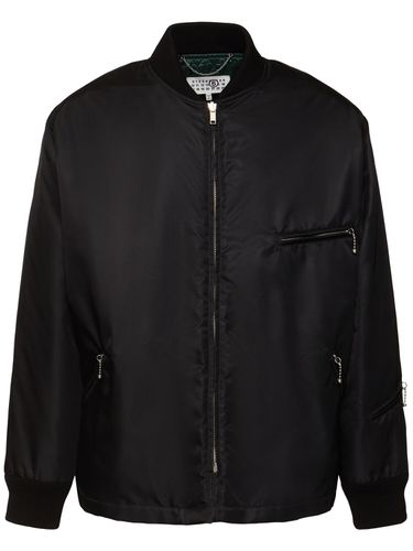 Veste Zippée Réversible En Tissu Tech Rembourré - MM6 MAISON MARGIELA - Modalova