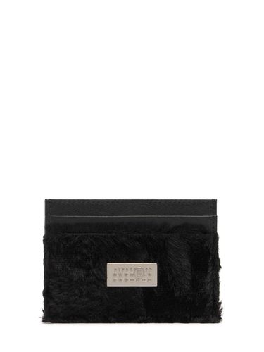 Porte-cartes En Peluche Numeric Pain - MM6 MAISON MARGIELA - Modalova